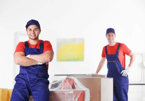 Professional packing services in Tottenhamgreen preparing moving boxes