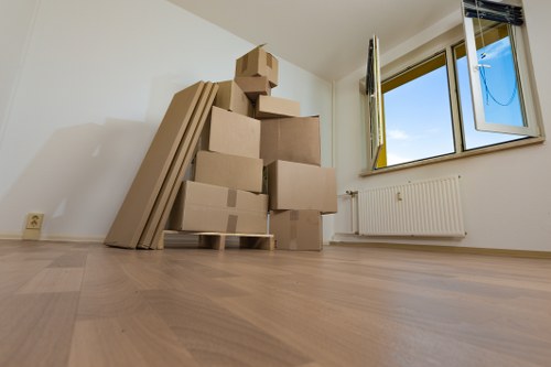 Clean storage corridor with numbered units and secure locking system